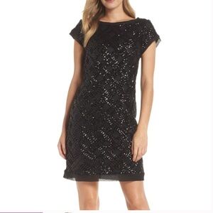Eliza J Sequined Cocktail dress